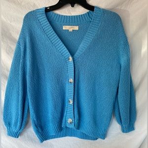 Blue Loft Cardigan size Medium